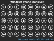 Windows Phone Icons Set screenshot